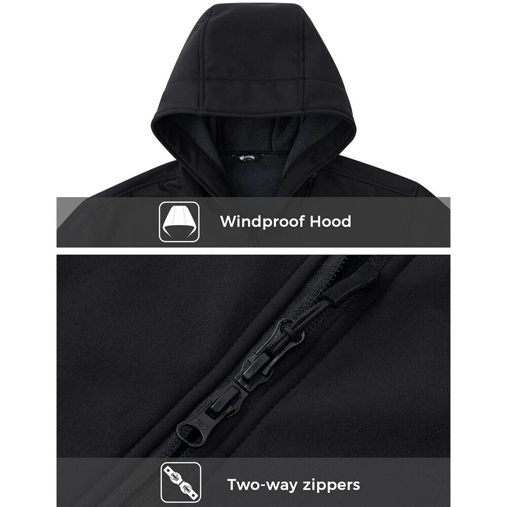 NEW Swim Parka Hooded Size XS Waterproof Fleece Lined Black Pool Surf Team Coat